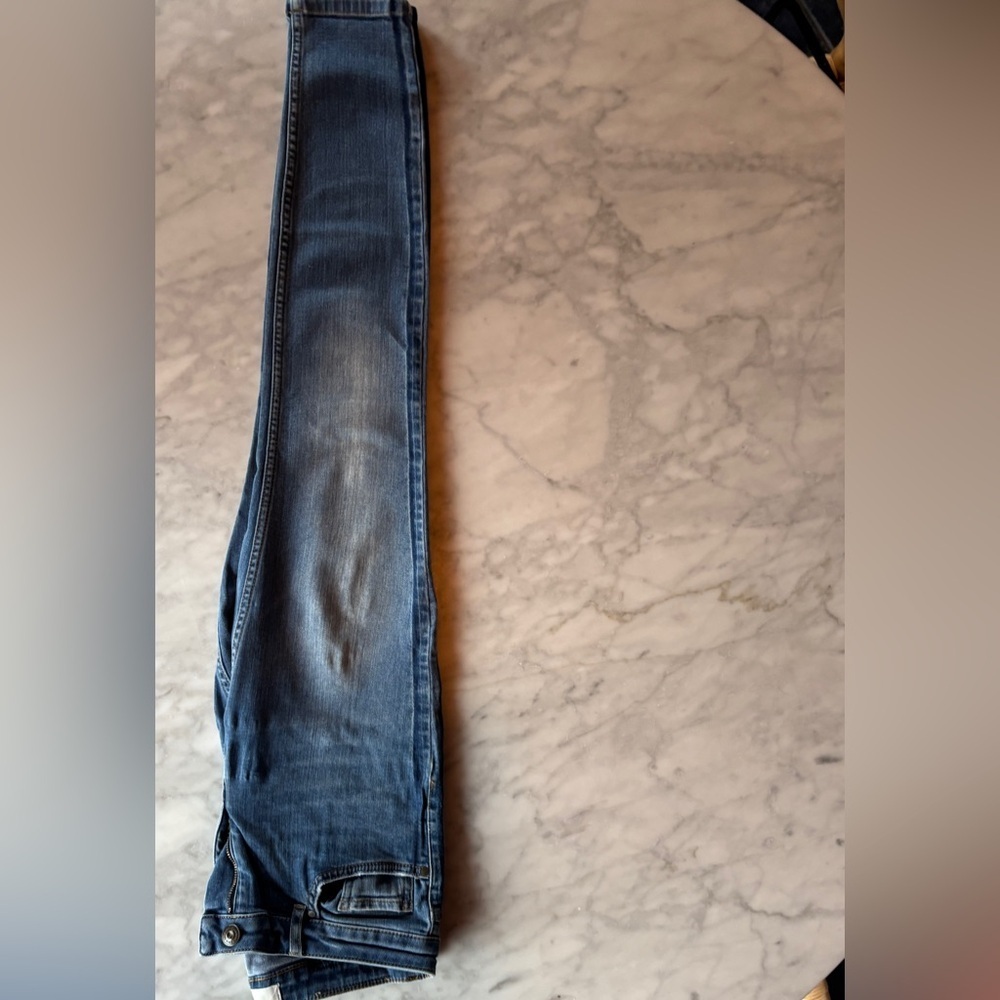 Yaya Women pale blue skinny jeans size 27 (38 Europe) stretch mid rise - Picture 5 of 9